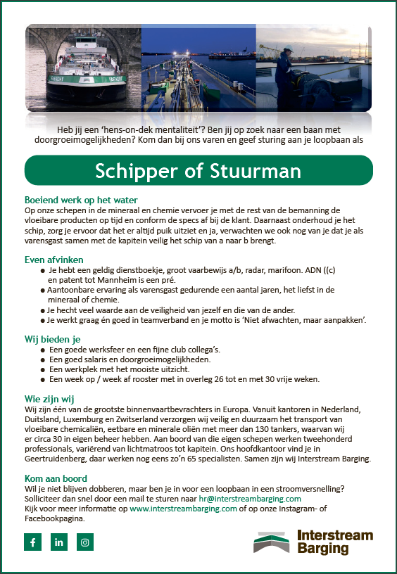 Schipper of Stuurman Schipper of Stuurman