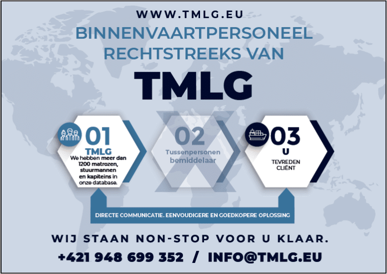 Binnenvaartpersoneel rechtstreeks van TMLG Binnenvaartpersoneel rechtstreeks van TMLG