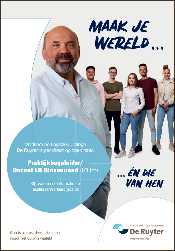 Praktijkbegeleider / Docent LB Binnenvaart (1,0 fte) Praktijkbegeleider / Docent LB Binnenvaart (1,0 fte)