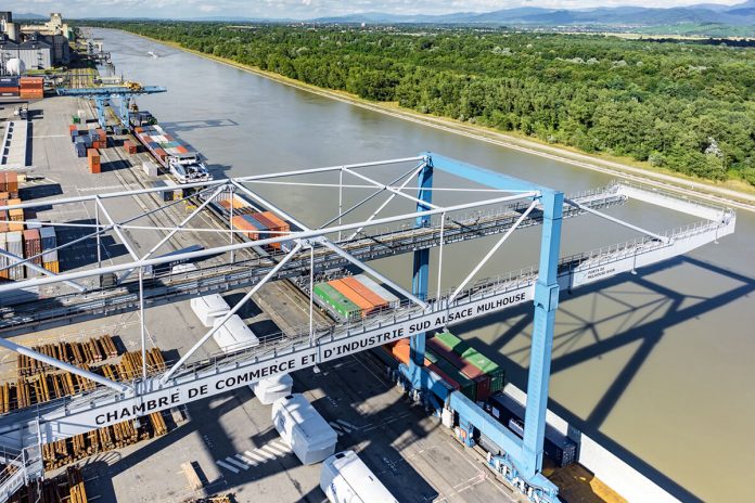 inland containerterminal van Swissterminal