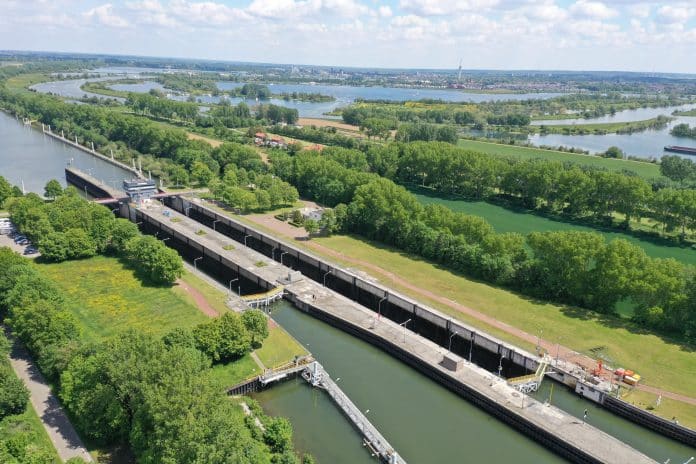 Sluis Heel 2021 foto Rijkswaterstaat – Flying Eye