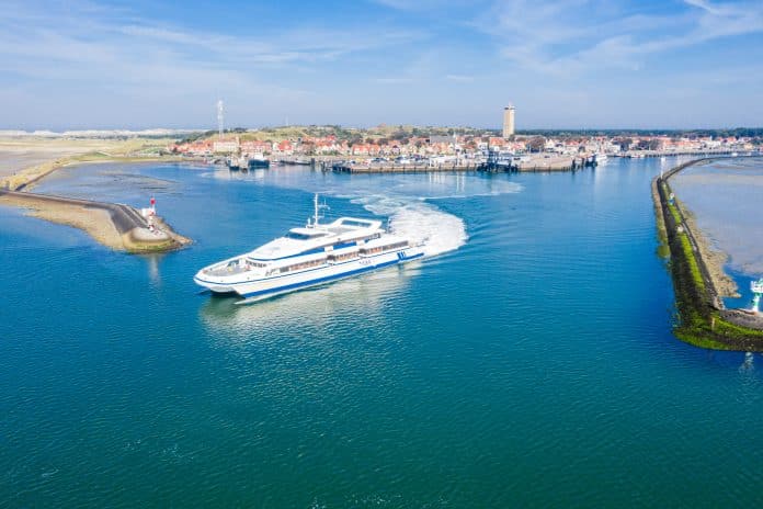 Netherlands,,Terschelling,-,Aug,25,,2019:,Catamaran,Ms,Tiger,Leaves